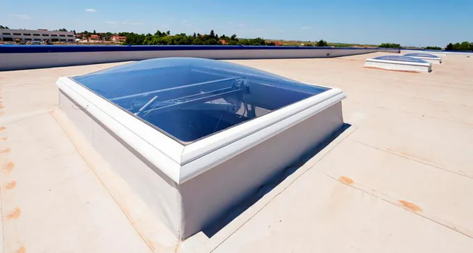 instalar claraboyas en azotea de nave industrial en sevilla